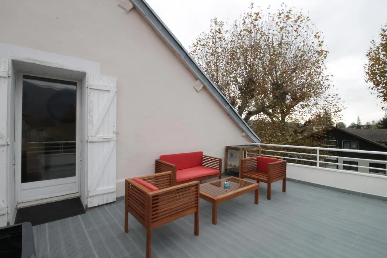 Apartmán La Terrasse Du Grand-Port, Joli T2 A 300M Du Lac Du Bourget Aix-les-Bains 0*,  Francie